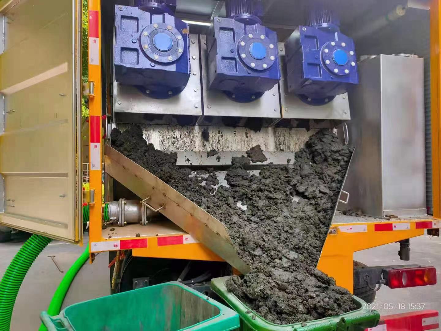 福安化粪池清掏城市维护站-泥浆净化干湿分离处理